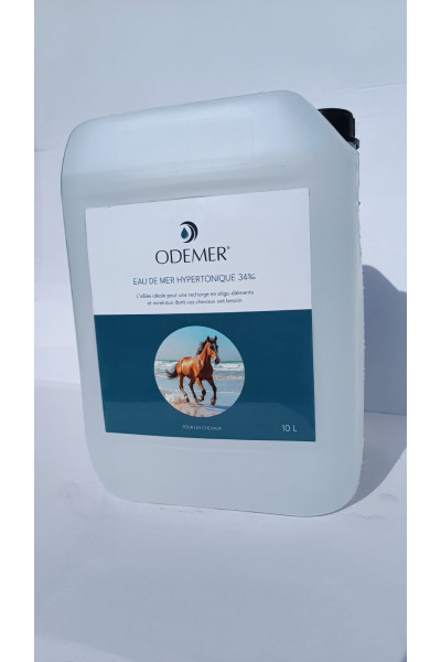 Eau de mer Hypertonique chevaux