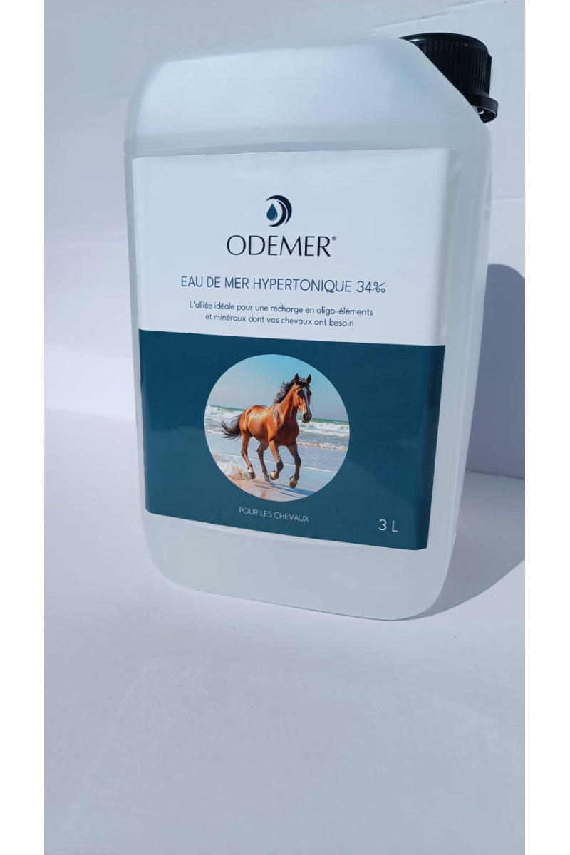 Eau de mer Hypertonique chevaux