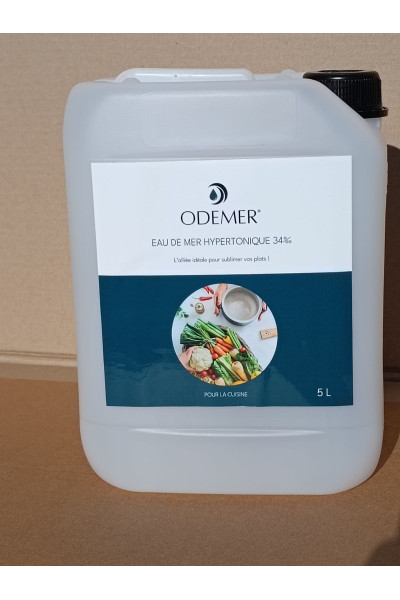 Bidons d’eau de mer Hypertonique pour cuisine (3L & 5L)