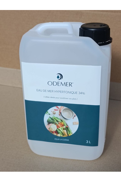 Bidons d’eau de mer Hypertonique pour cuisine (3L & 5L)
