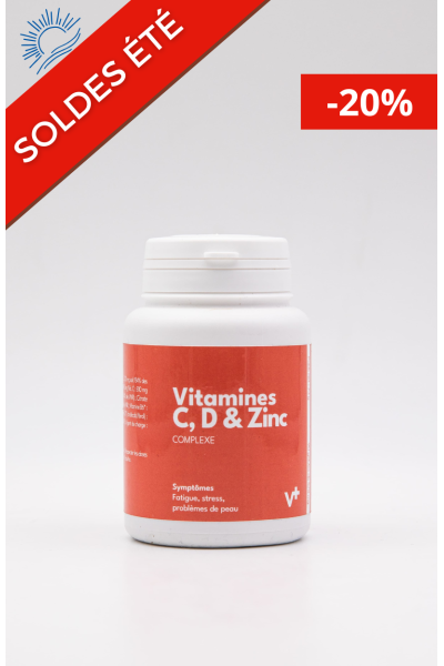 Complexe Vitamines C, D, Zinc - Boostez votre immunité et énergie