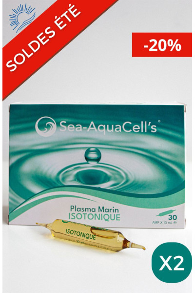 Plasma Marin Isotonique Ampoules 10 ml - Récupération et Hydratation