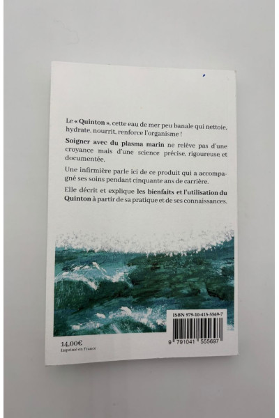 L’eau de mer qui soigne - Livre sur les bienfaits de l'eau de Quinton
