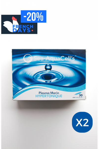 Plasma Marin Hypertonique Ampoules 10 ml - Énergie et Reminéralisation