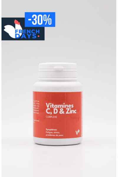 Complexe Vitamines C, D, Zinc - Boostez votre immunité et énergie