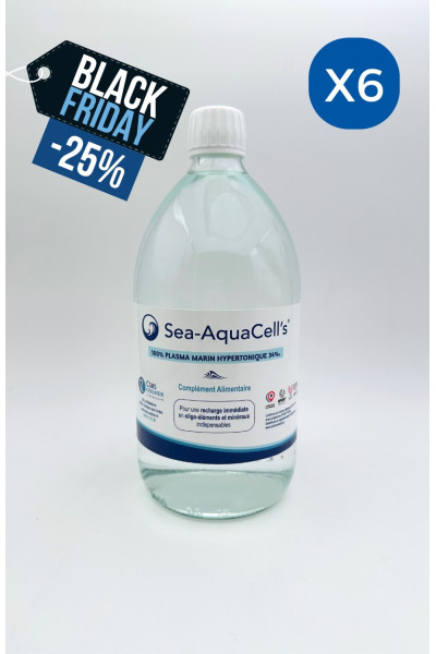 Plasma marin Hypertonique 1L - Pack de 6