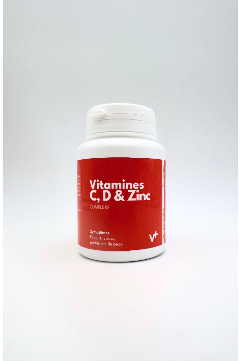 Complexe Vitamines C, D, Zinc - Boostez votre immunité et énergie
