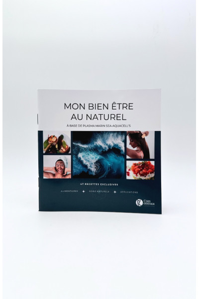 Couverture du livre "Livret de Recettes Plasma Marin" - CSBS-ODEMER Laboratoire