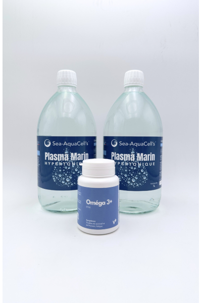 Pack Concentration - Eau de Mer Hypertonique et Oméga 3+