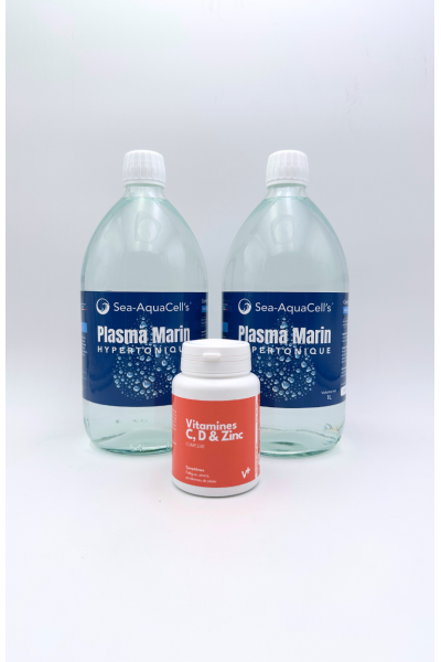 Pack Énergie - Eau de Mer Hypertonique et Complexe de Vitamines
