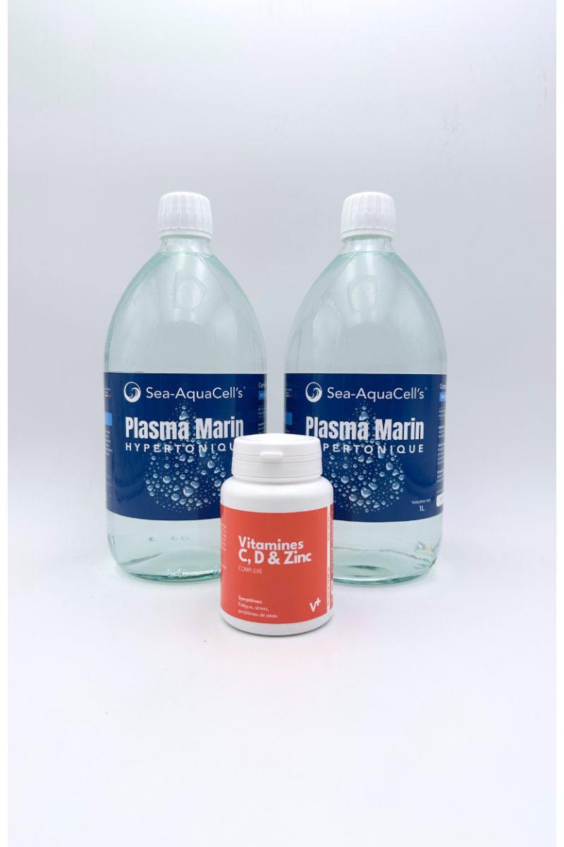 Pack Énergie - Eau de Mer Hypertonique et Complexe de Vitamines