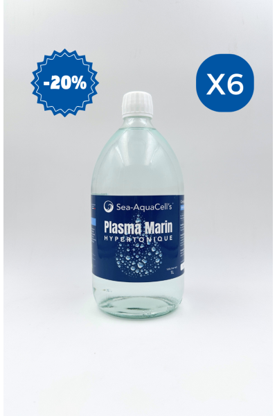 Plasma marin Hypertonique 1L - Pack de 6