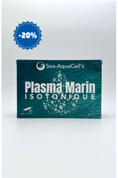 Plasma Marin Isotonique Ampoules 10 ml pour hydratation et récupération naturelles