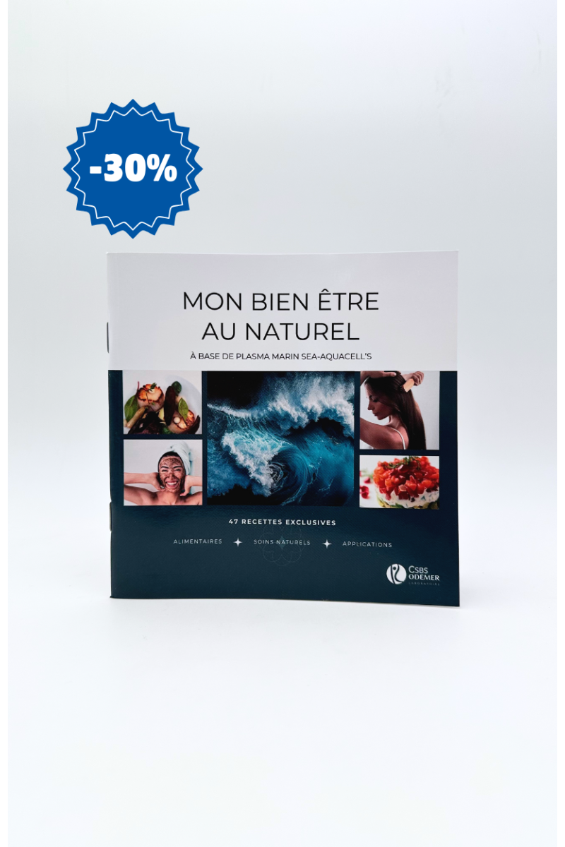 Couverture du livre "Livret de Recettes Plasma Marin" - CSBS-ODEMER Laboratoire