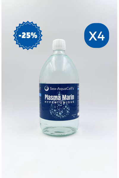 Plasma Marin Hypertonique 1L - Pack de 4
