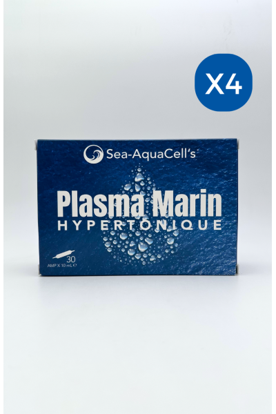 Plasma Marin Hypertonique Ampoules 10mL - Pack de 4