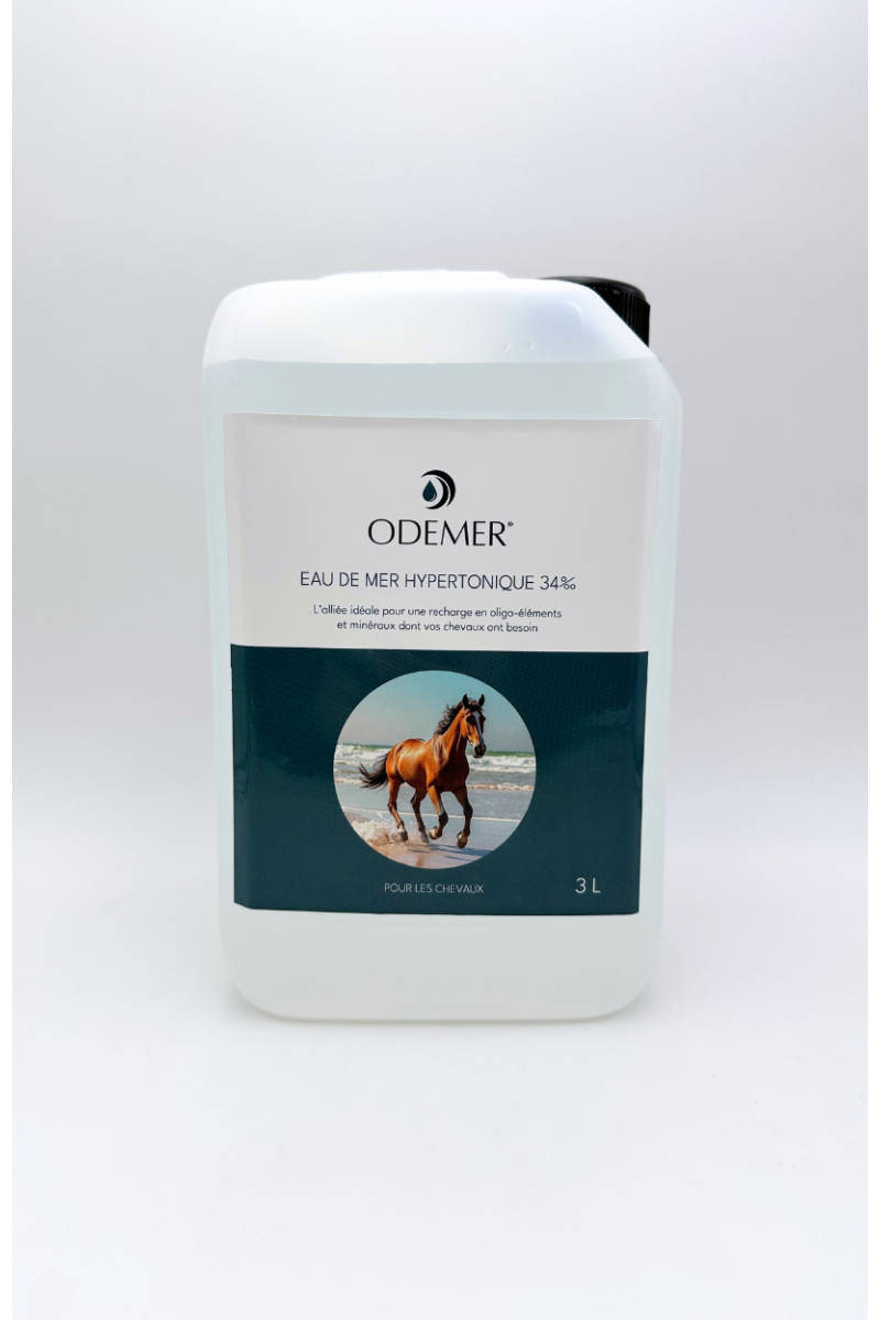 Bidons eau de mer chevaux 3L
