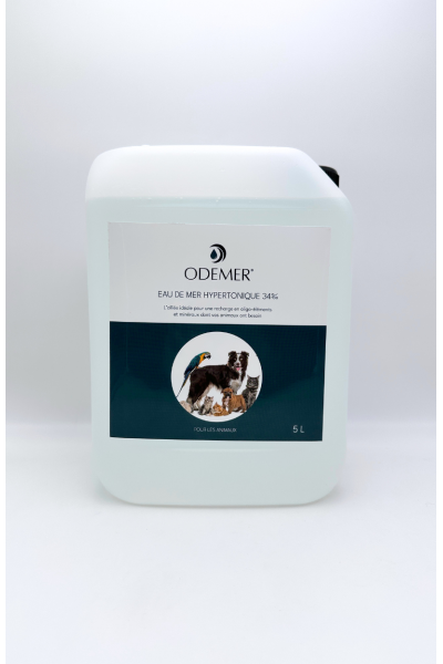 Bidons eau de mer animaux