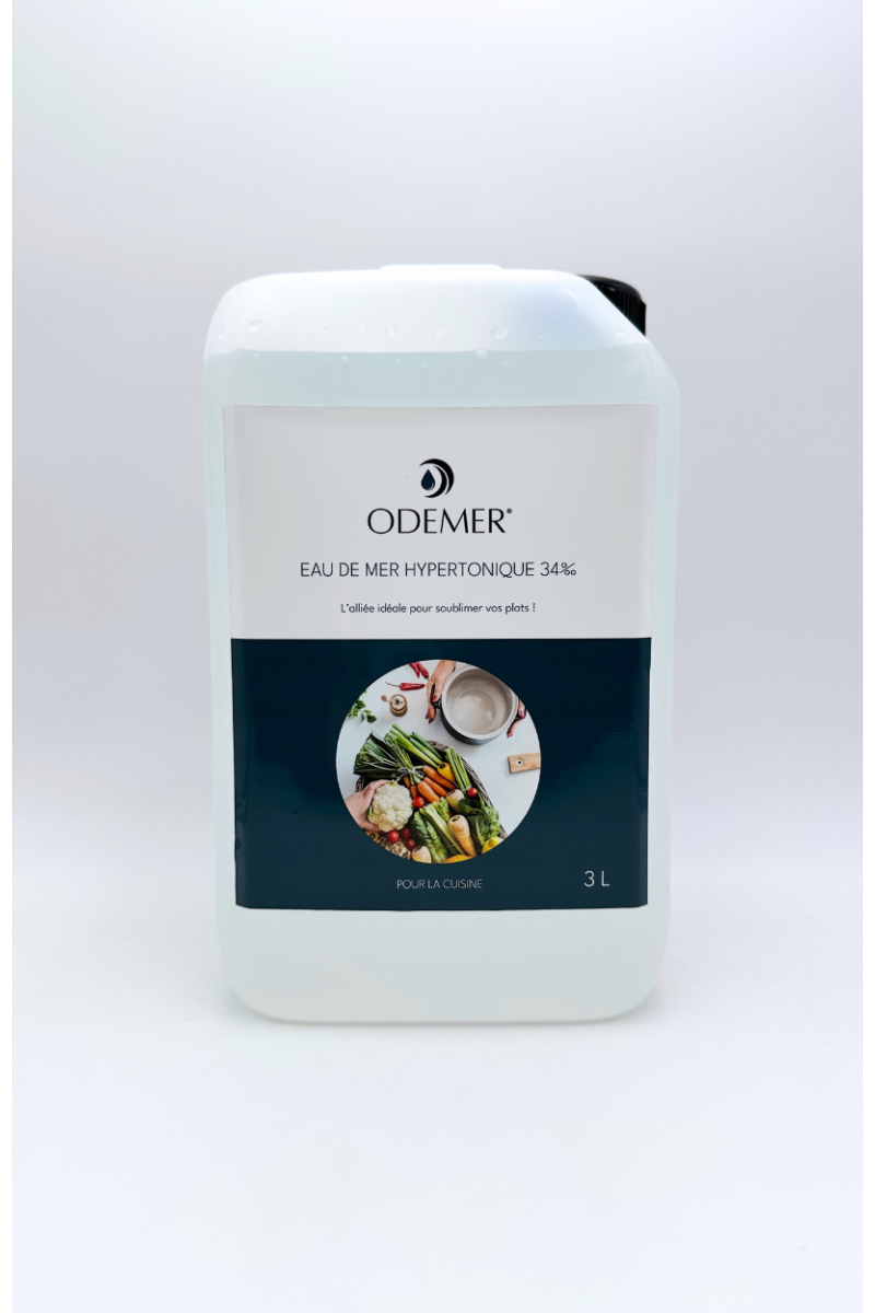 Bidons eau de mer cuisine