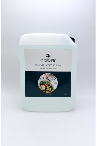 Bidons eau de mer cuisine