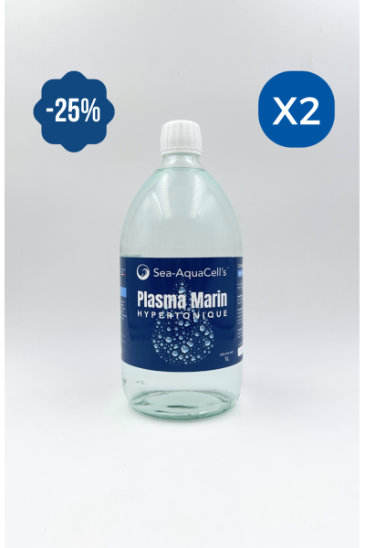 Plasma marin Hypertonique 1L - Pack de 2