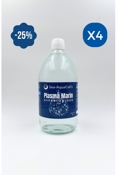 Plasma Marin Hypertonique 1L - Pack de 4