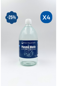 Plasma Marin Hypertonique 1L - Pack de 4