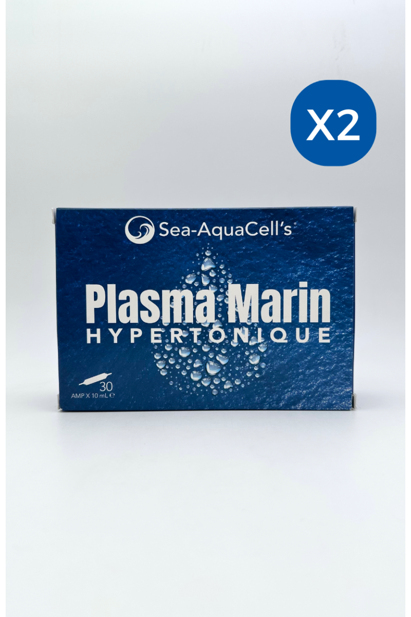 Plasma marin Hypertonique Ampoules 10mL - Pack de 2
