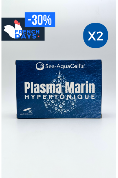 Plasma marin Hypertonique Ampoules 10mL - Pack de 2