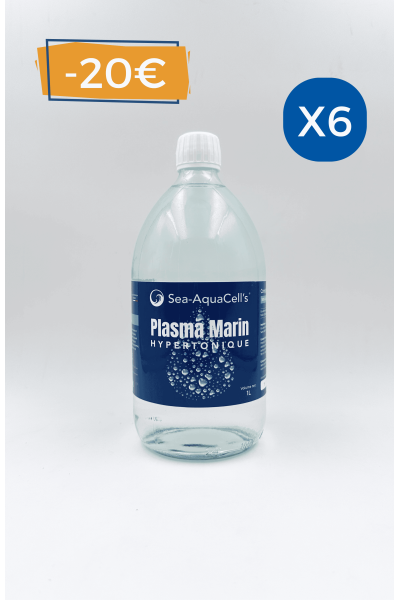 Plasma marin Hypertonique 1L - Pack de 6