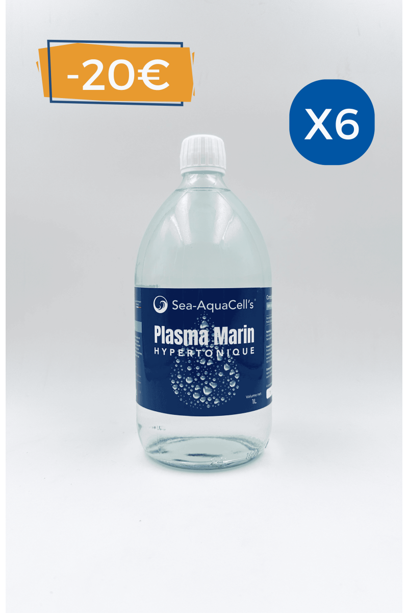 Plasma marin Hypertonique 1L - Pack de 6