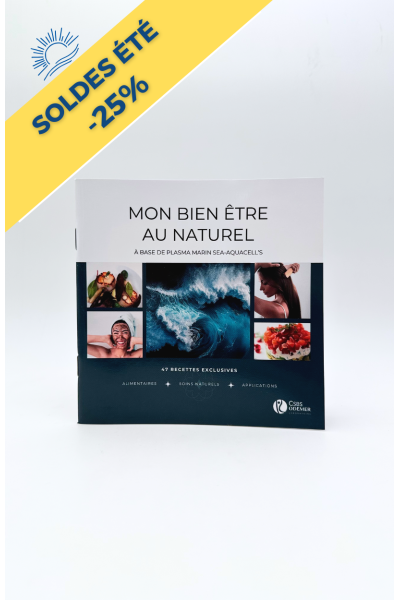 Couverture du livre "Livret de Recettes Plasma Marin" - CSBS-ODEMER Laboratoire