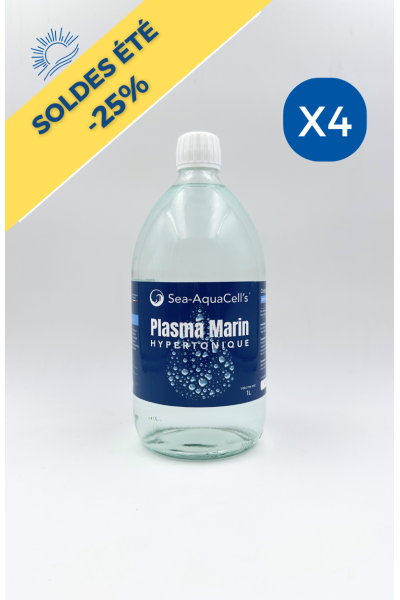 Plasma Marin Hypertonique 1L - Pack de 4