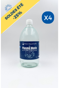 Plasma Marin Hypertonique 1L - Pack de 4