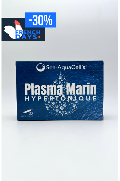 Plasma Marin Hypertonique Ampoules 10 ml - Énergie et Reminéralisation